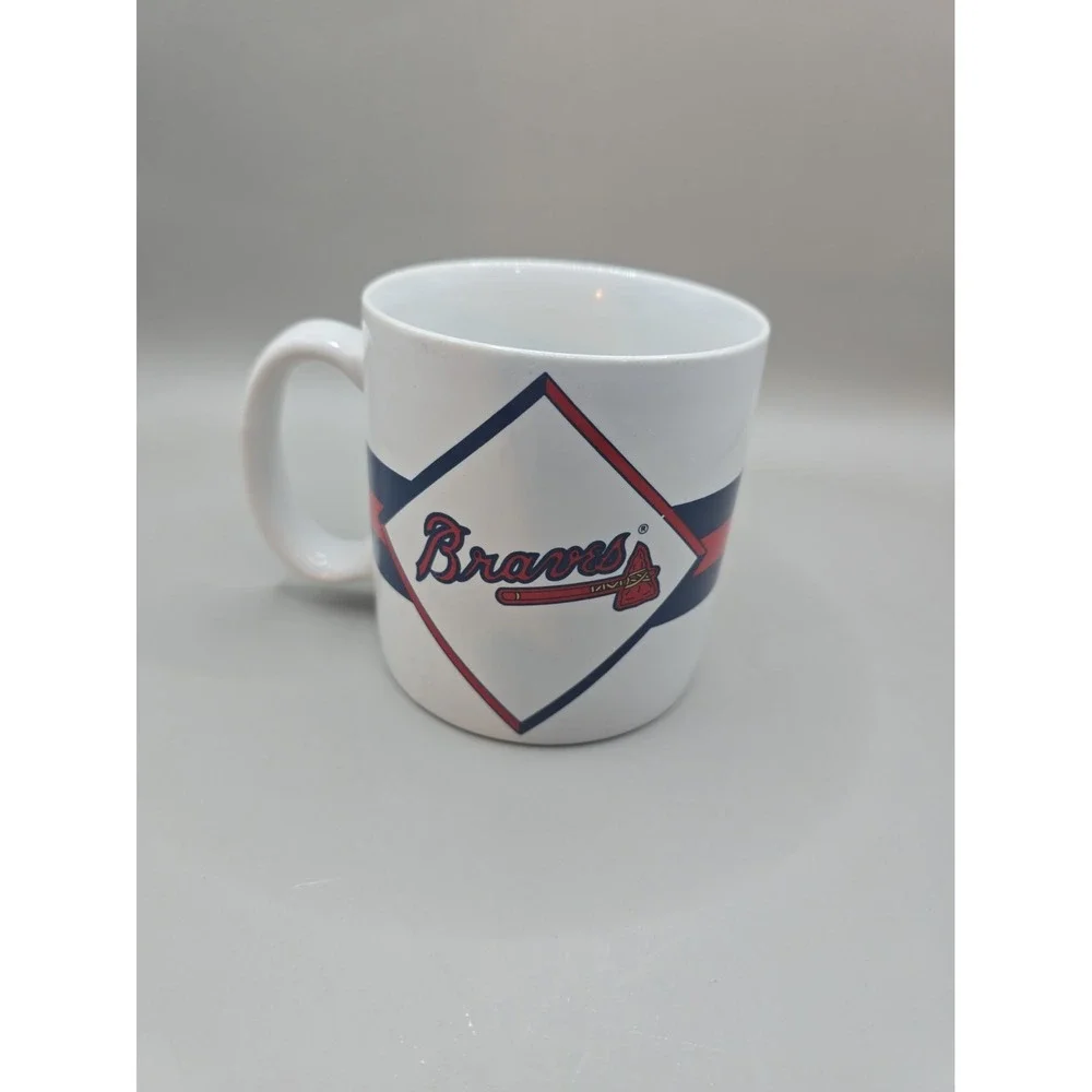 Atlanta Braves Baseball Coffee Mug / Cup - Genuine MLB Merchandise - Russ Berrie